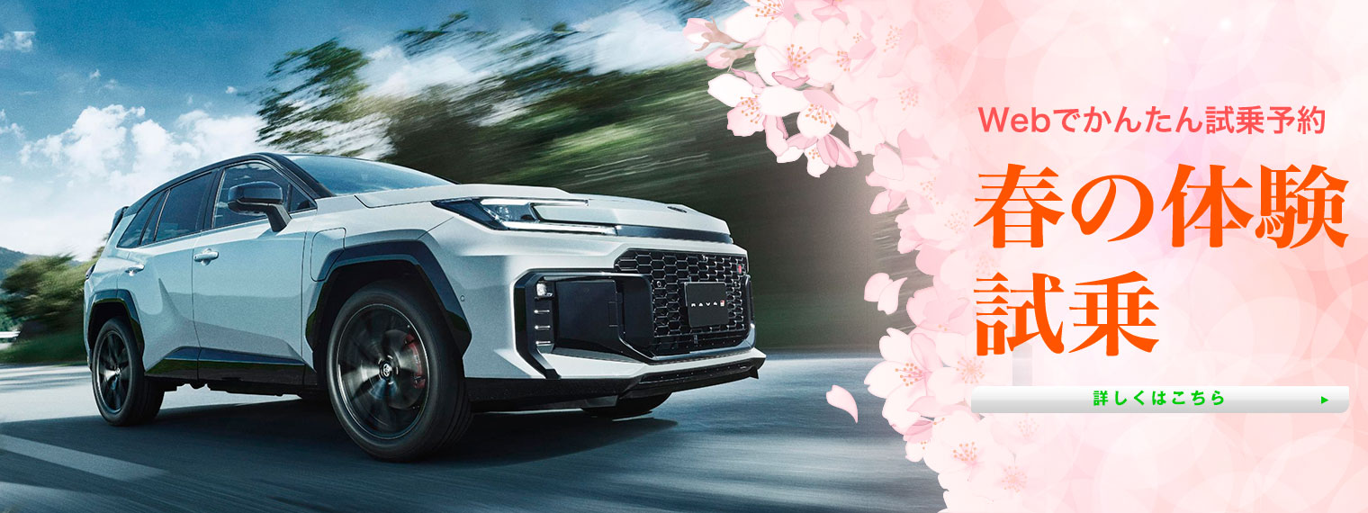 春の体験試乗