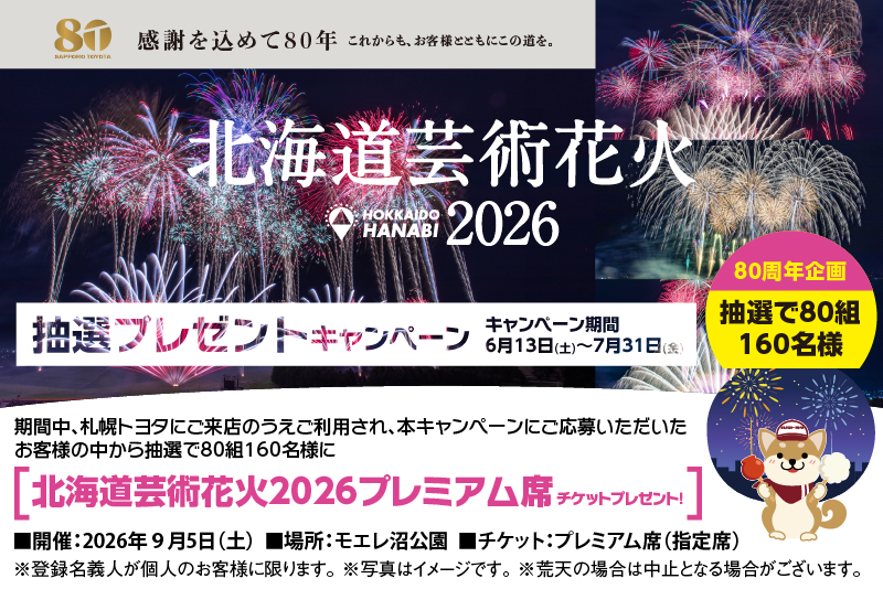 北海道芸術花火